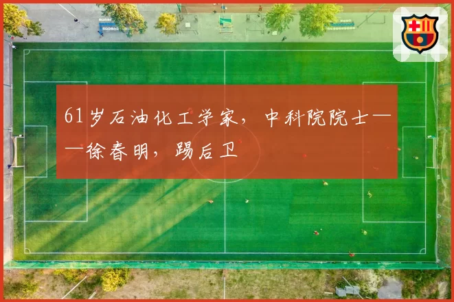 61岁石油化工学家，中科院院士——徐春明，踢后卫